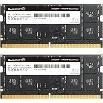 TEAMGROUP Elite SODIMM DDR5 16GB (2x8GB) 4800MHz (PC5-38400) CL40
